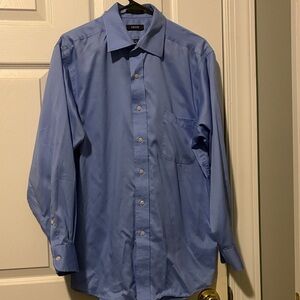 Izod Men's Classic Blue Dress Shirt